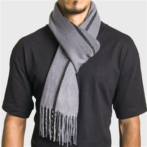 Alpine Swiss Men's Plaid Scarf